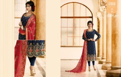 AMIRAH VOL 7 DESIGNER GEORGETTE STRAIGHT PARTY WEAR SUITS WHOLESALE RATE AT GOSIYA EXPORTS (4)