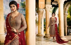AMIRAH VOL 7 DESIGNER GEORGETTE STRAIGHT PARTY WEAR SUITS WHOLESALE RATE AT GOSIYA EXPORTS (9)