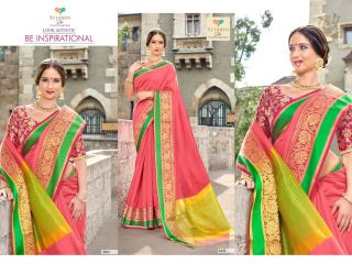 AMRAPALI SAREES BY TRIVENI DESIGNER ART SILK SAREES ARE AVAILABLE AT WHOLESALE BEST RATE BY GOSIYA EXPORTS (7)