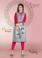 Arena fashion feminista lalita vol 1 cotton casual wear kurtI WHOLESALE BEST RATE (4)