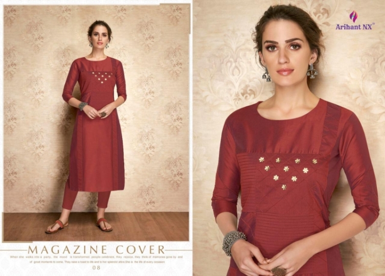 ARIHANT NX VAMIKA CLAIRE KURTIS CATALOG WHOLESALE DEALER BEST RATE BY GOSIYA EXPORTS SURAT (2)