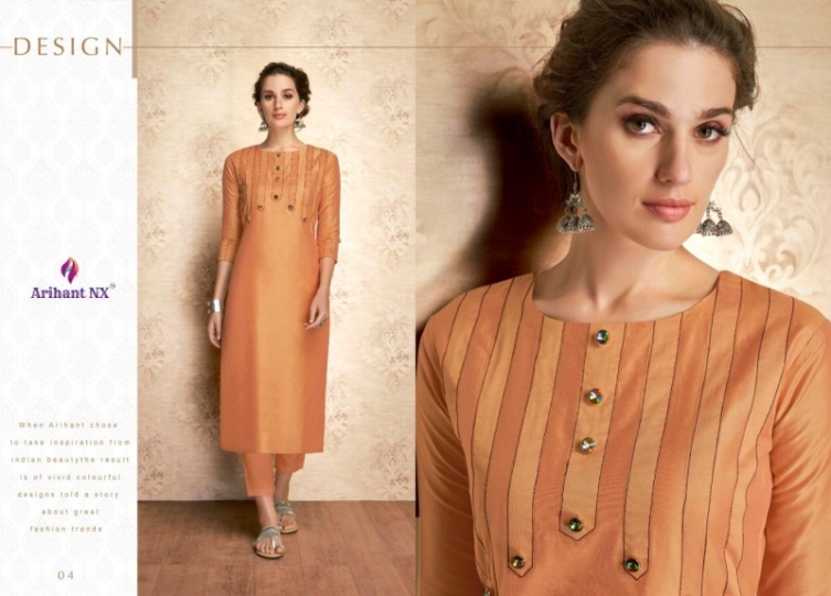 ARIHANT NX VAMIKA CLAIRE KURTIS CATALOG WHOLESALE DEALER BEST RATE BY GOSIYA EXPORTS SURAT (7)