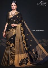 ARYA AUGUST BY AURA CATALOG PARTY WEAR SILKS SAREES COLLECTION WHOLESALE SUPPLIER BEST RATE BY GOSIYA EXPORTS SURAT (6)