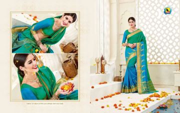 ASHINA BY MANSAROVAR CATALOGUE TUSSER SILK COTTON SAREES COLLECTION WHOLESALE BEST RATE BY GOSIYA EXPORTS SURAT (2)