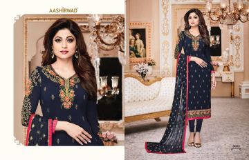 ASHIRWAD CREATION CROSSSTICH 5 CATALOG GEORGETTE STRAIGHT INDIAN WEAR (1)