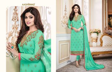 ASHIRWAD CREATION CROSSSTICH 5 CATALOG GEORGETTE STRAIGHT INDIAN WEAR (5)