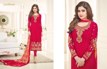 ASHIRWAD SUFIA ELEHANT SALWAR SUIT COLLECTION IN WHOLESALE BEST RATE BY GOSIYA EXPORTS SURAT (18)