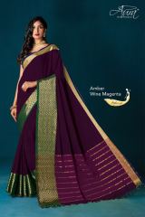 AUR AMBER VOL 9 CATALOGUE COTTON SILKS SAREES COLLECTION WHOLESALE BEST RATE DEALER SUPPLIER BY GOSIYA EXPORTS SURAT (6)