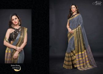 AURA ZEHA PRIME STYLISH PARTY WEAR SILK COTTON SAREE AT WHOLESALE BEST RATE BY GOSIYA EXPORTS SURAT (4)