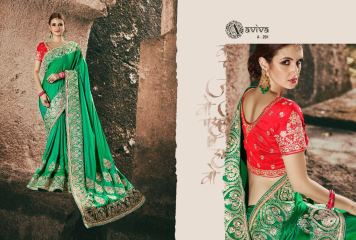 AVIVA SAREES BY KANHERI CATALOGUE DESIGNER PARTY WEAR SAREES COLLECTION WHOLESALE BEST RATE BY GOSIYA EXPORTS SURAT (1)
