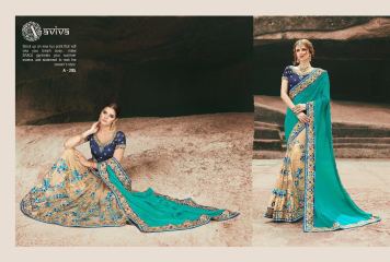 AVIVA SAREES BY KANHERI CATALOGUE DESIGNER PARTY WEAR SAREES COLLECTION WHOLESALE BEST RATE BY GOSIYA EXPORTS SURAT (20)