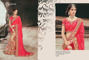 AVIVA SAREES BY KANHERI CATALOGUE DESIGNER PARTY WEAR SAREES COLLECTION WHOLESALE BEST RATE BY GOSIYA EXPORTS SURAT (21)