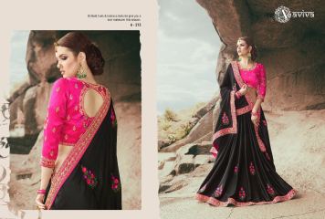 AVIVA SAREES BY KANHERI CATALOGUE DESIGNER PARTY WEAR SAREES COLLECTION WHOLESALE BEST RATE BY GOSIYA EXPORTS SURAT (28)