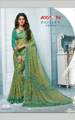 AYAN TRENDZ PAISLEY CATALOG CHIFFON PRINTS SAREES WHOLESALE SUPPLIER SELLER BEST RATE BY GOSIYA EXPORTS SURAT (7)