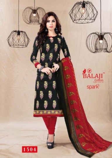 BALAJI COTTON PRESENTS SPARK VOL 13 COTTON FABRIC DRESS MATERIAL WHOLESALE BEST RATE BY GOSIYA EXPORTS SURAT (9)