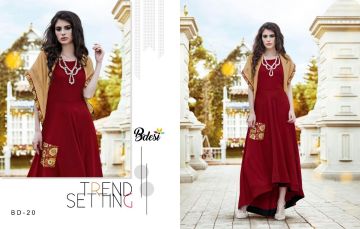 BDESI BY SOCIAL BIBA EXCLUSIVE KURTI COLLECTION WHOLESALE BEST RATE BY BDESI (4)