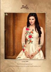 BELA FASHION FANCY DESIGNER EMBROIDERED SUITS WHOLESALER BEST RATE BY GOSIYA EXPORTS SURAT