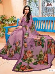 BELA FASHION ROSEMARY CATALOG GEORGETTE DESIGNER PRINTS SAREES COLLECTION WHOLESALE DEALER BEST RATE BY GOSIYA EXPORTS SURAT