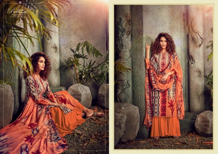 BELLIZA DESIGNER FLORAL CATALOGUE COTTON PRINTS  (14)