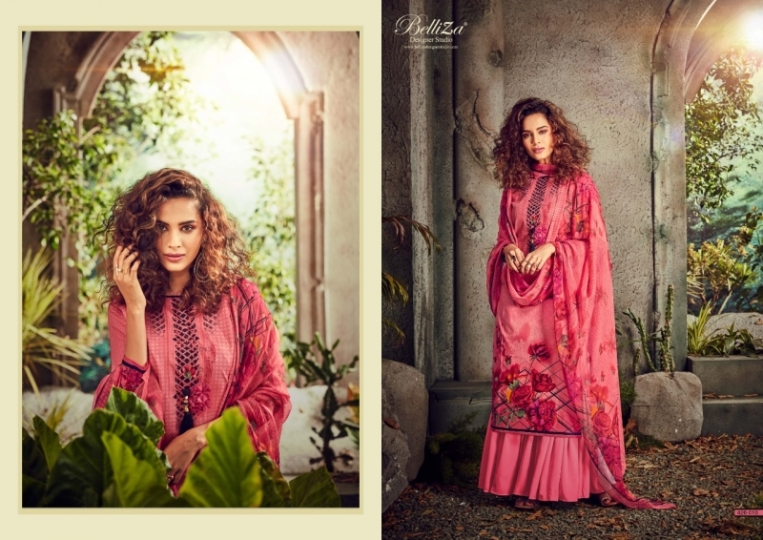 BELLIZA DESIGNER FLORAL CATALOGUE COTTON PRINTS  (16)