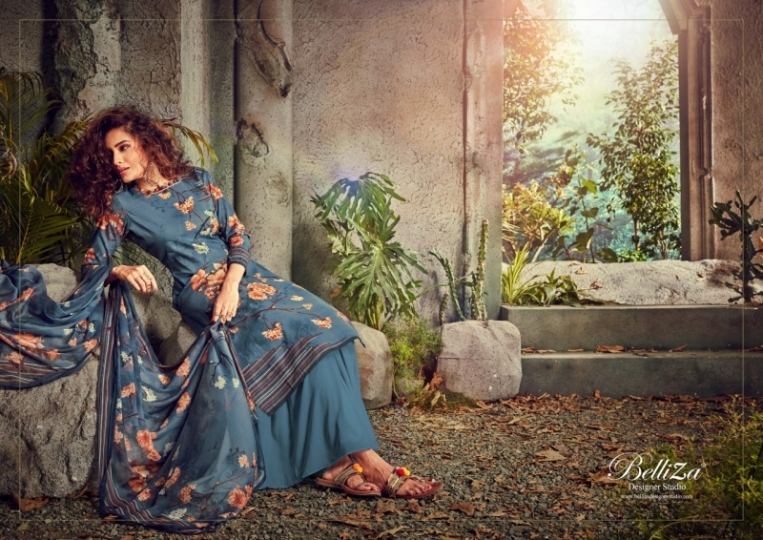 BELLIZA DESIGNER FLORAL CATALOGUE COTTON PRINTS  (7)