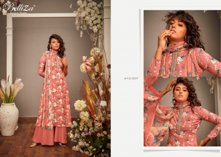 BELLIZA DESIGNER STUDIO LAUNCH EXPERSSION RAYON FABRIC  (4)