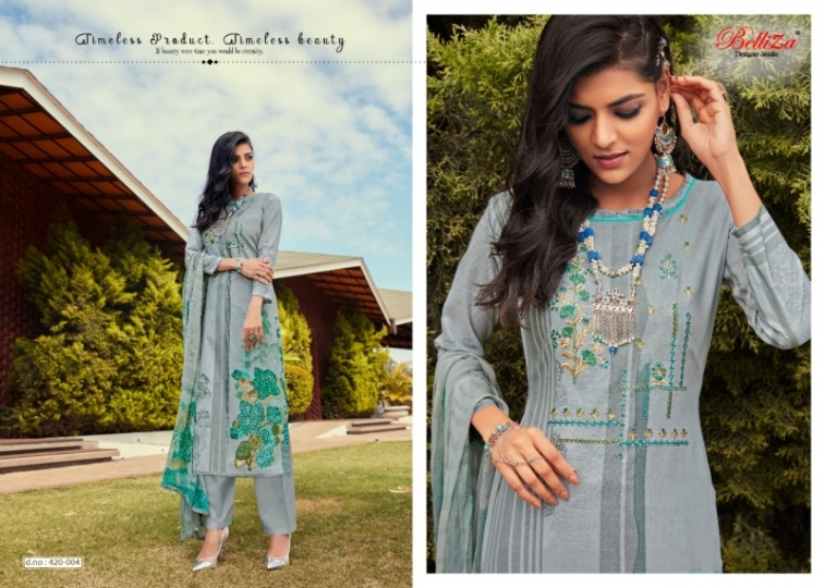 BELLIZA DESIGNER STUDIO MAHIRA PURE COTTON  (8)