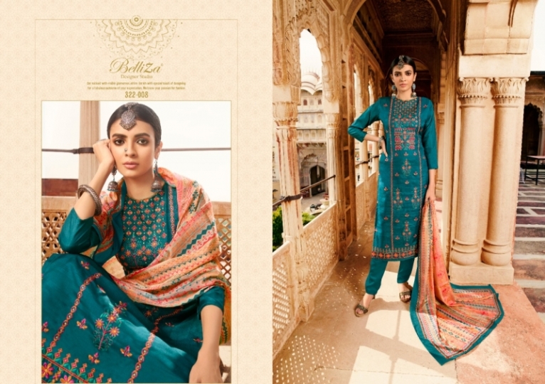 BELLIZA DESIGNER STUDIO MEHREEN TUSSER HANDLOOM DRESS MATERIAL WHOLESALE DEALER BEST RATE BY GOSIYA EXPORTS SURAT (11)