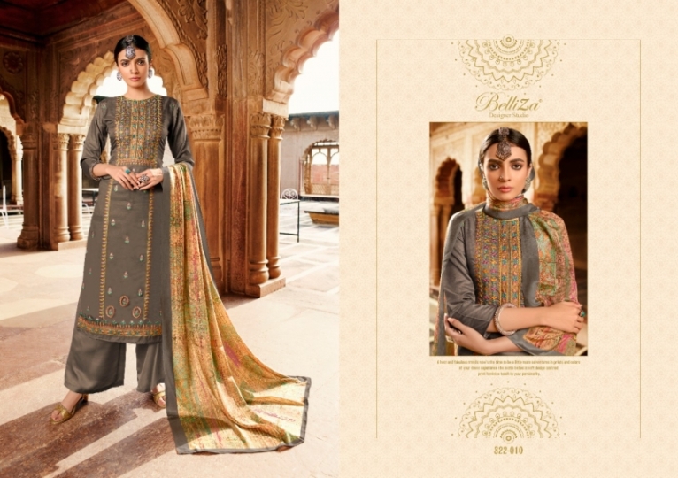 BELLIZA DESIGNER STUDIO MEHREEN TUSSER HANDLOOM DRESS MATERIAL WHOLESALE DEALER BEST RATE BY GOSIYA EXPORTS SURAT (8)