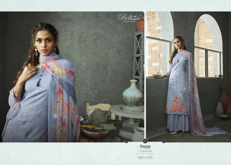 BELLIZA DESIGNER STUDIO NAKSHATRA PURE COTTON  (1)