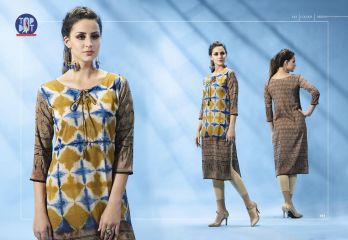 BUY TOP DOT MOTIF VOL 3 CASUAL WEAR PRINTED KURTIS SUPPLIER FROM SURAT WHOLESALE BEST RATE BY GOSIYA EXPORTS (7)
