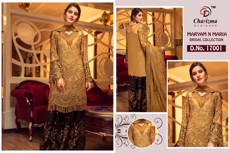 Charizma-Maryam-And-Maria-Georgette-Embroidery-Pakistani-Salwar-Suit-2