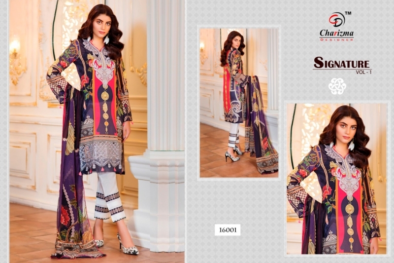 CHARIZMA PRESENTS SIGNATURE VOL 1 MUSLIN SILK FABRIC SALWAR SUIT  BEST RATE BY GOSIYA EXPROTS SURAT (4)