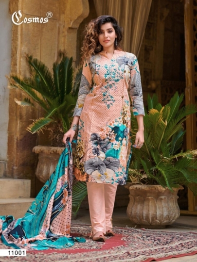 COSMOS FASHION PRESENTS NOOR PRINTED LAWN VOL 2  (1)