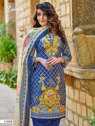 COSMOS FASHION PRESENTS NOOR PRINTED LAWN VOL 2  (11)