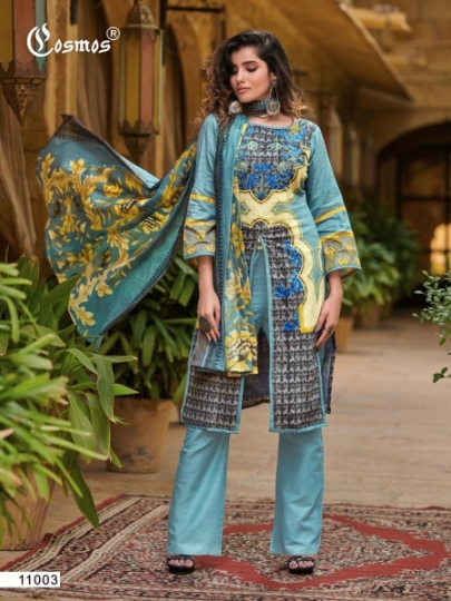 COSMOS FASHION PRESENTS NOOR PRINTED LAWN VOL 2  (13)