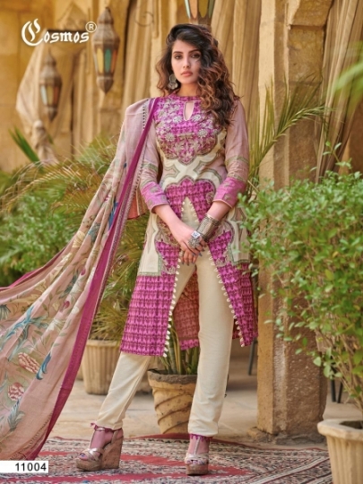 COSMOS FASHION PRESENTS NOOR PRINTED LAWN VOL 2  (14)