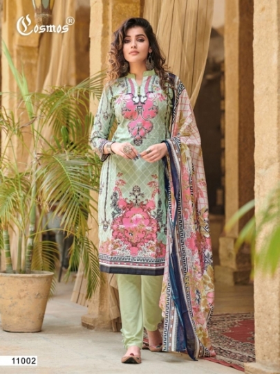 COSMOS FASHION PRESENTS NOOR PRINTED LAWN VOL 2  (15)