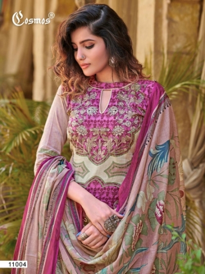 COSMOS FASHION PRESENTS NOOR PRINTED LAWN VOL 2  (16)