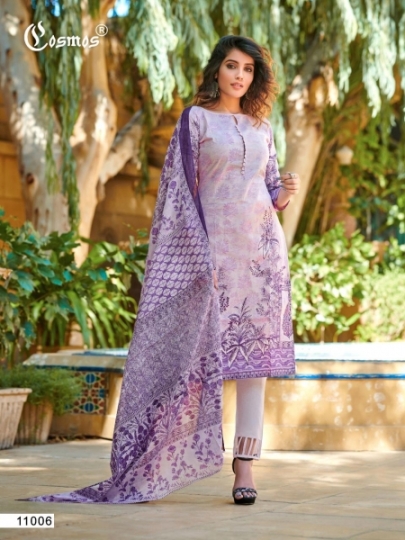 COSMOS FASHION PRESENTS NOOR PRINTED LAWN VOL 2  (18)