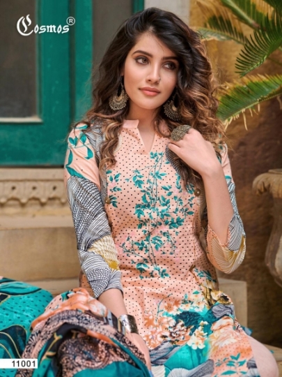 COSMOS FASHION PRESENTS NOOR PRINTED LAWN VOL 2  (2)