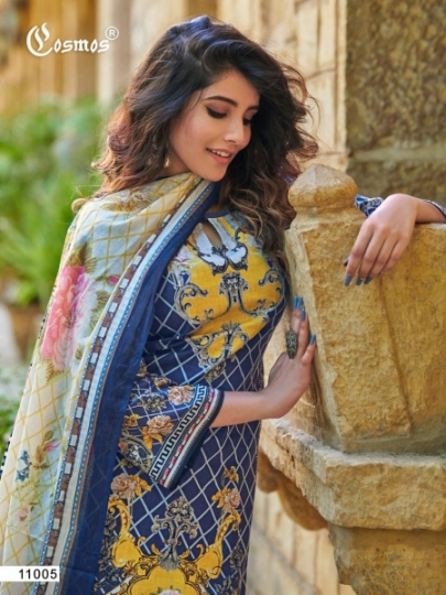 COSMOS FASHION PRESENTS NOOR PRINTED LAWN VOL 2  (9)