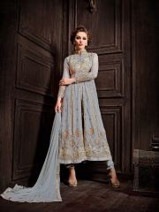 CRYSTINA HEAVY GEORGETTE DESIGNER SALWAR KAMEEZ WHOLESALER BEST RATE BY GOSIYA EXPORTS SURAT (9)