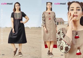 CUTEMAD CLOUD 9 VOL 2 BLENDED COTTON KURTI COLLECTION WHOLESALE BEST RATE BY GOSIYA EXPORTS SURAT (2)