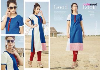 CUTEMAD CLOUD 9 VOL 2 BLENDED COTTON KURTI COLLECTION WHOLESALE BEST RATE BY GOSIYA EXPORTS SURAT (4)