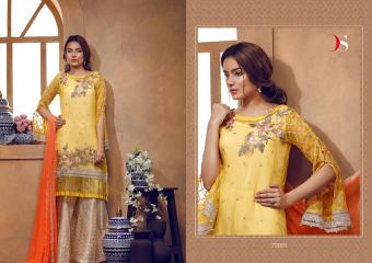 DEEPSY CHINON GEORGETTE PAKISTANI SUITS WHOLESALE DEALER BY GOSIYA EXPORTS (1)