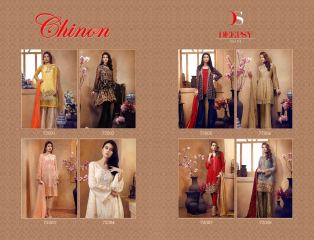 DEEPSY CHINON GEORGETTE PAKISTANI SUITS WHOLESALE DEALER BY GOSIYA EXPORTS (10)