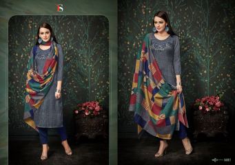 DEEPSY FUSION 2 PURE PASHMINA PRINTS SELF EMBROIDERED SUITS WINTER COLLECTION WHOLESALE DEALER (1)