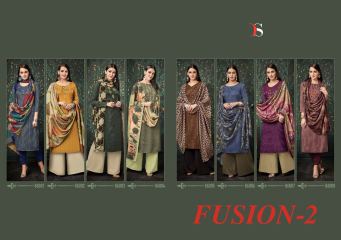 DEEPSY FUSION 2 PURE PASHMINA PRINTS SELF EMBROIDERED SUITS WINTER COLLECTION WHOLESALE DEALER (10)
