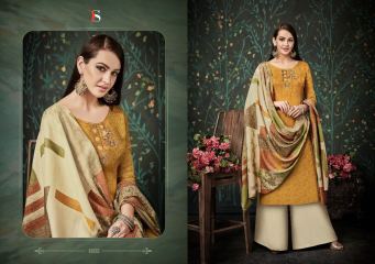 DEEPSY FUSION 2 PURE PASHMINA PRINTS SELF EMBROIDERED SUITS WINTER COLLECTION WHOLESALE DEALER (2)